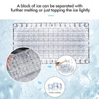 48LBS/24H Stainless Steel Countertop Ice Maker Machine with Self-Clean Function LCD Display Ice Scoop Basket