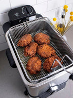 Stainless Steel 1.8 LITER Clean Deep Fryer