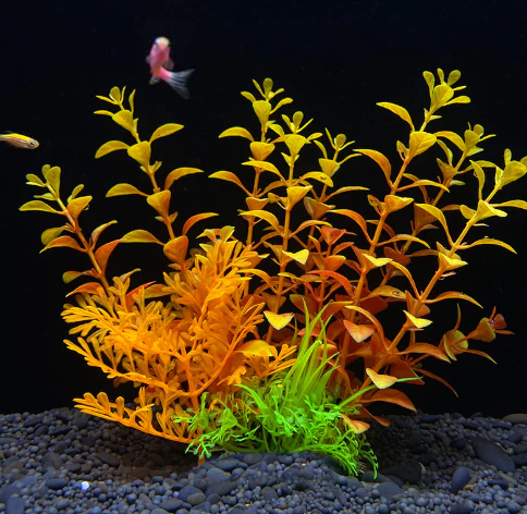 Artificial Aquarium Plant Plastic Fish Tank Decoration 18cm Water Plant