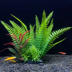 Artificial Aquarium Plant Plastic Fish Tank Decoration 18cm Water Plant