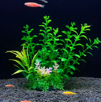 Artificial Aquarium Plant Plastic Fish Tank Decoration 18cm Water Plant