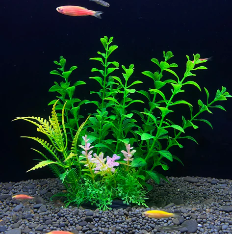 Artificial Aquarium Plant Plastic Fish Tank Decoration 18cm Water Plant