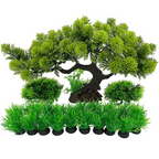 Artificial Aquarium Plants Set Fish Tank Decoration Plastic Water Plants Assorted