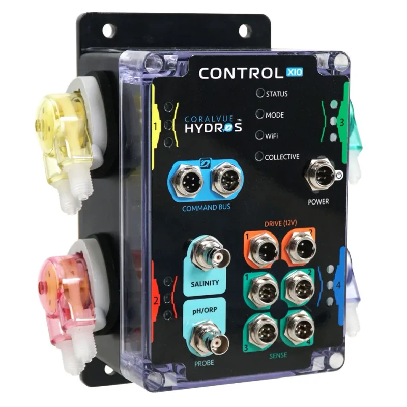 CoralVue HYDROS Control X10 Aquarium Controller Dosing System with pH Probe Temperature Sensor