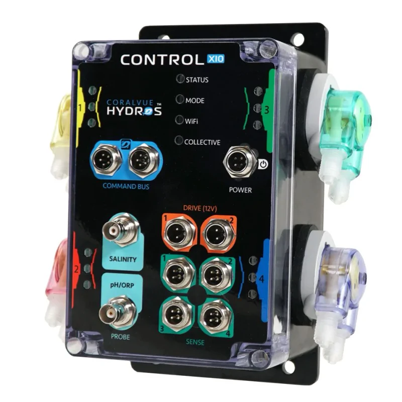 CoralVue HYDROS Control X10 Aquarium Controller Dosing System with pH Probe Temperature Sensor