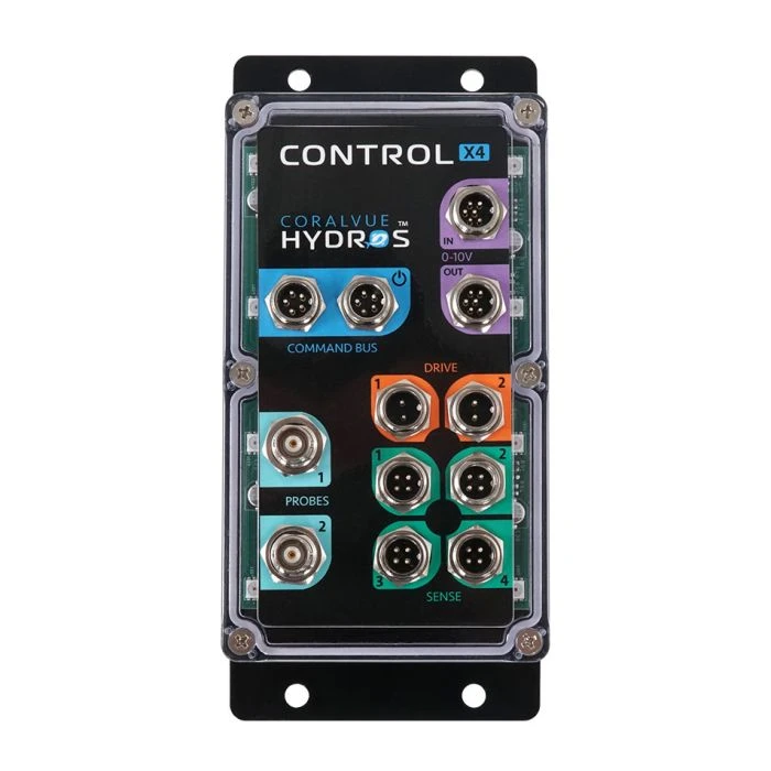CoralVue HYDROS Control X4 XP8 Pro Pack Aquarium Controller System with pH Probe Temperature Sensor