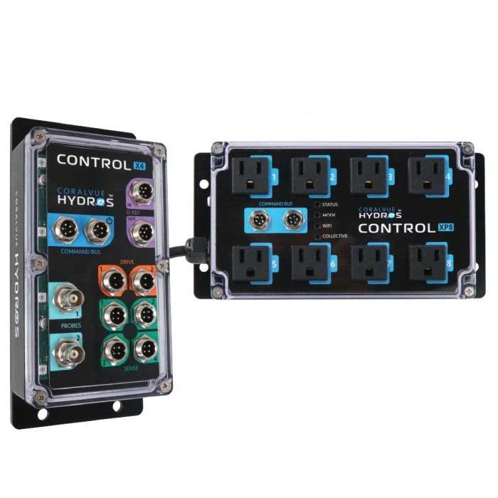 CoralVue HYDROS Control X4 XP8 Pro Pack Aquarium Controller System with pH Probe Temperature Sensor