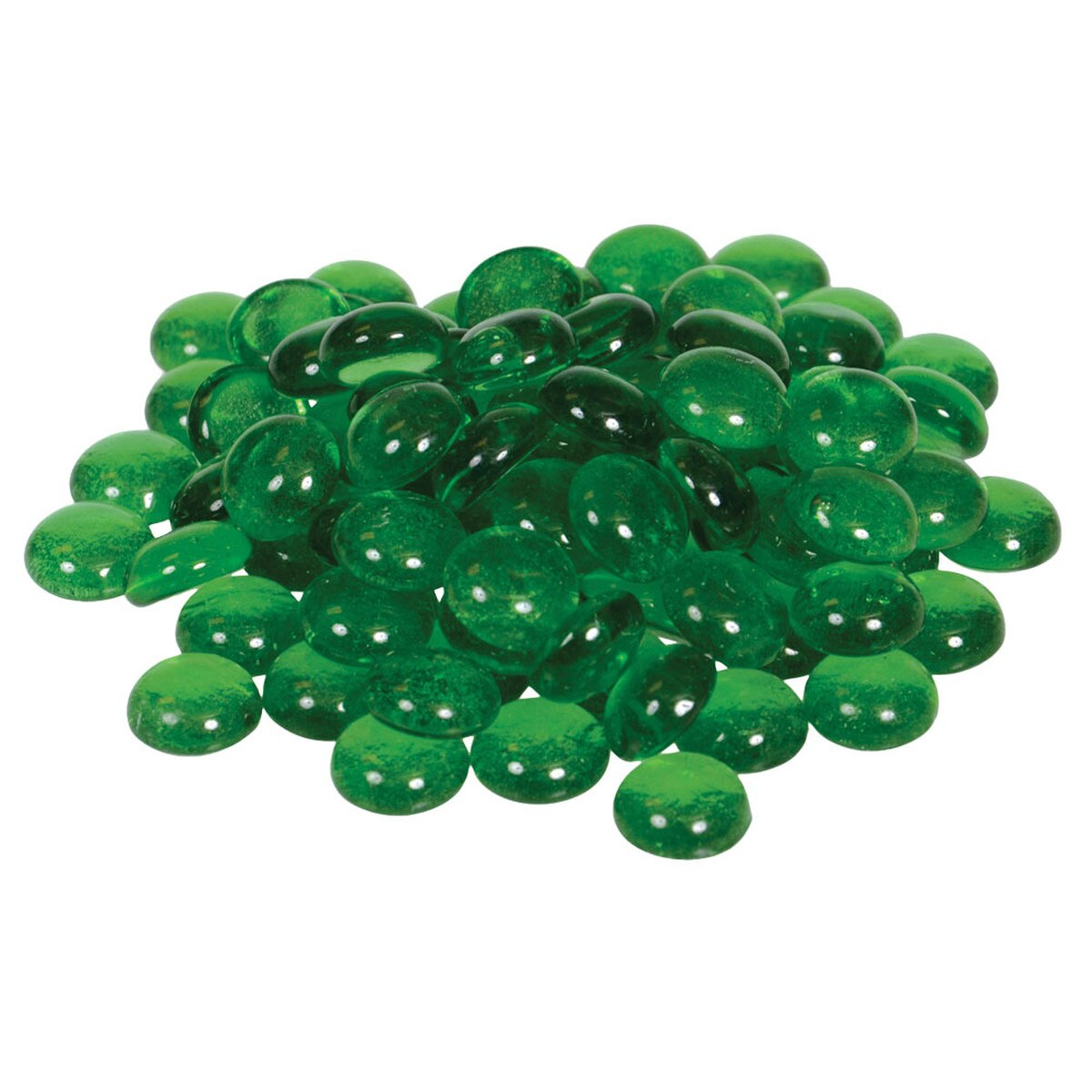 Underwater Treasures Decorative Aquarium Marbles Green 100 Pack Gravel Accent
